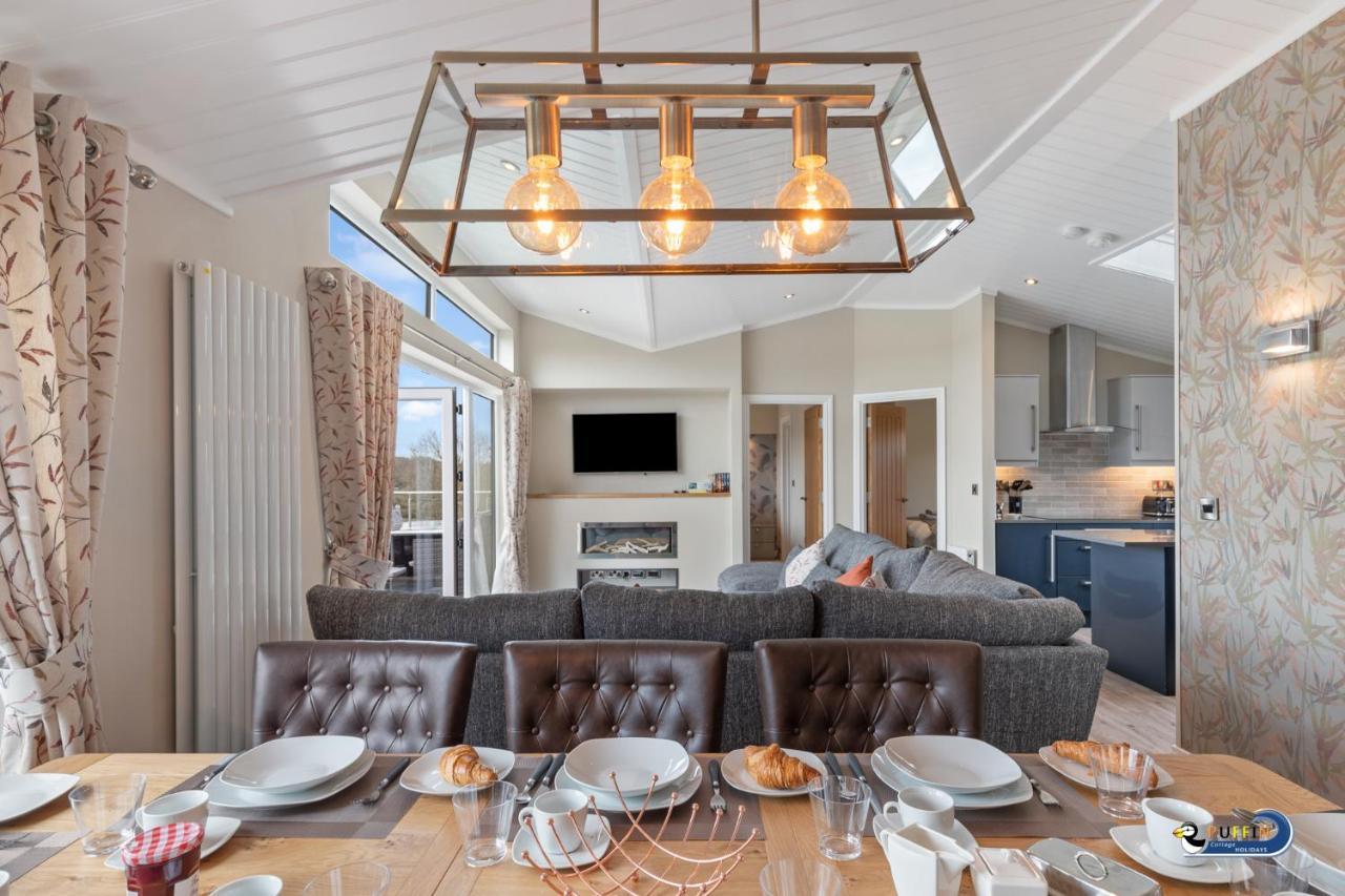 Valley View Lodge - Luxury Lodge, Hot Tub, Close To Beach Penally Exterior foto
