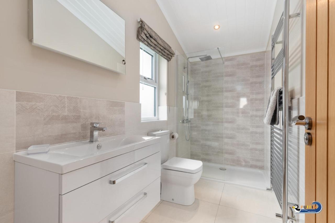 Valley View Lodge - Luxury Lodge, Hot Tub, Close To Beach Penally Exterior foto